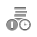 coinstack, Clock Gray icon