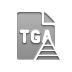 File, pyramid, Format, Tga Icon