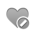 cancel, Heart Icon