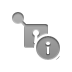 secure, Info, Connection Gray icon