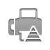 pyramid, Fax Gray icon