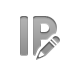 ip, pencil DarkGray icon