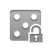 open, Game, dice, Lock DarkGray icon