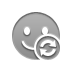 smiley, refresh DarkGray icon