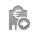 Bank, right, Euro DarkGray icon