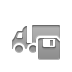 Semi, Trailer, Diskette, truck Icon