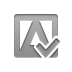 adobe, checkmark Gray icon