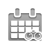 Binoculars, Month, Calendar Gray icon