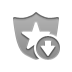 security, Down DarkGray icon