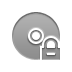 Cd, Lock, Disk DarkGray icon