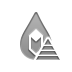 pyramid, lcd Gray icon