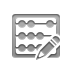 pencil, Abacus Icon