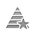 pyramid, star Icon