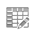 Spreadsheet, pencil Icon