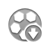 Down, Football, Ball Gray icon