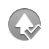 Up, checkmark, Arrow Icon