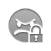Lock, open, smiley, Angry DarkGray icon