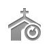 Reload, church Gray icon