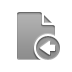 document, Left DarkGray icon