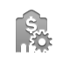 Gear, Bank Gray icon