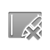 Tablet, cross DarkGray icon