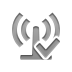 antenna, checkmark Gray icon