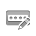 pencil, password DarkGray icon