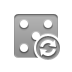 Game, dice, refresh DarkGray icon