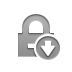 Lock, Down Icon