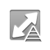 Resize, pyramid Gray icon