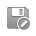 Diskette, cancel Icon