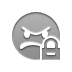 Lock, smiley, Angry DarkGray icon