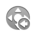 node, Left DarkGray icon