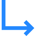 Turn Right, Multimedia Option, Direction, Arrows, Orientation Black icon