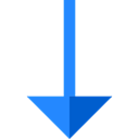 download, down arrow, Multimedia Option, Arrows, Direction, Orientation Black icon