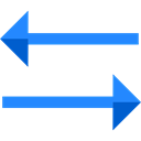 Arrows, horizontal, Multimedia Option, exchange, Orientation, Direction, left arrow, Resize, right arrow Black icon