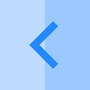button, Orientation, Direction, Multimedia Option, Arrows, square, Left Chevron, left arrow LightSkyBlue icon