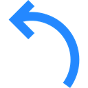 Curve Arrow, Orientation, Arrows, Multimedia Option, Direction Black icon