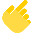 Finger, Gestures, Pointing, Hand SandyBrown icon