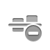 delete, horizontal, Align, Center Icon