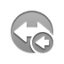 Arrow, bidirectional, Left DarkGray icon