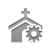 church, Gear Gray icon