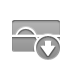 low, Down, wave, frequency DarkGray icon