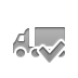 Trailer, truck, checkmark, Semi DarkGray icon