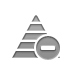 pyramid, delete Icon