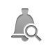 bell, zoom Gray icon