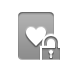 open, card, Hearts, Lock, Game Icon