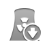 nuclear, power, plant, Down DarkGray icon