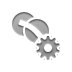 Gear, Animation Gray icon