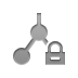 subnet, Lock Gray icon